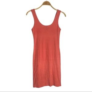 Forever 21 Coral Pink Tank Dress Women’s Small Sleeveless Summer Midi
